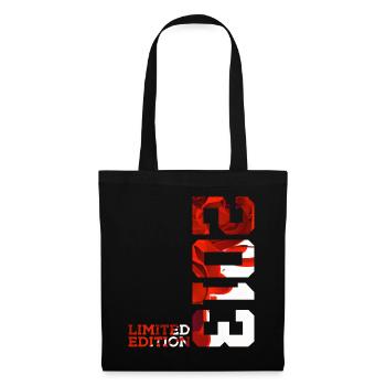 13. GEBURTSTAG 13 JAHRE LIMITED EDITION 2013 - Stoffbeutel - Schwarz - Vorne