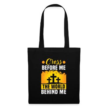 Christliche Zitate Designs für gläubige Christen - Stoffbeutel - Schwarz - Vorne