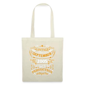 Vintage Nées En Septembre 2005 Cadeau - Sac en tissu - nature - Devant