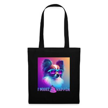 Dog Saying Papillon Design for Dog Lovers - Tote Bag - black - Front