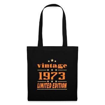 1973 Vintage Retro Birthday Bday Gift 1973 - Sac en tissu - noir - Devant