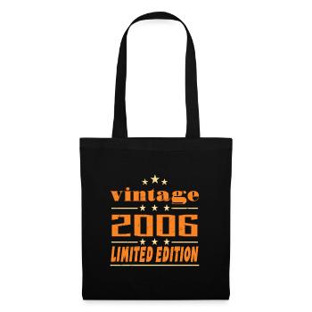 2006 Vintage Retro Birthday Bday Gift 2006 - Sac en tissu - noir - Devant