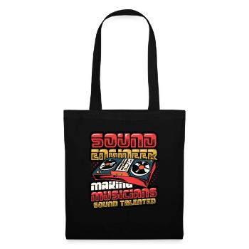 Drôle d’ingénieur du son et d’ingénieur du son - Sac en tissu - noir - Devant