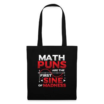 Math teacher, math student, math puns - Tote Bag - black - Front