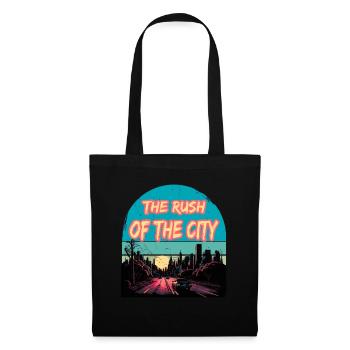 The Rush Of The City - Stoffbeutel - Schwarz - Vorne