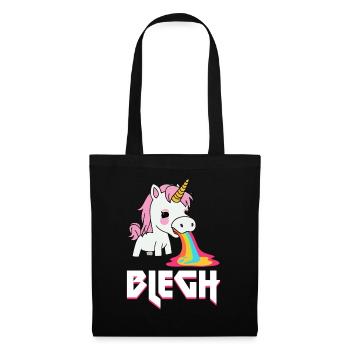 Blegh Heavy Metal Metalcore Licorne - Sac en tissu - noir - Devant