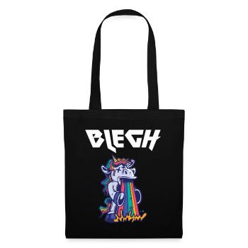 Blegh Heavy Metal Metalcore Licorne - Sac en tissu - noir - Devant