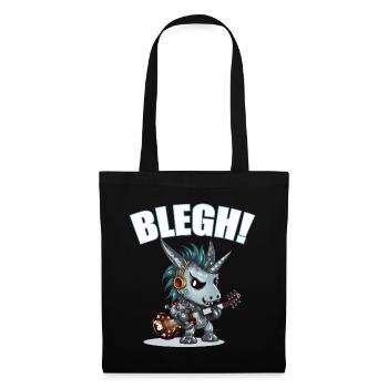 Licorne Heavy Metal Metalcore de Blegh - Sac en tissu - noir - Devant