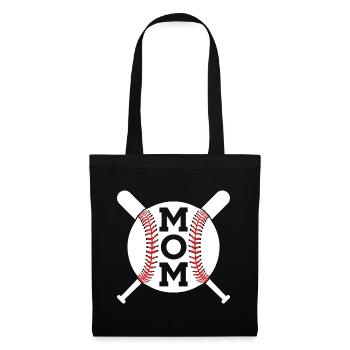 MAMAN BASEBALL FÊTE DES MÈRES - Sac en tissu - noir - Devant
