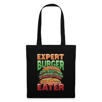 Expert Burger Eater Cheeseburger - Tote Bag - black - Front