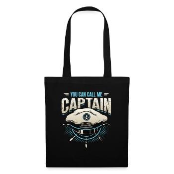 You can call me captain, boatman - Tote Bag - black - Front