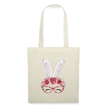 Mignonne lapine - Sac en tissu - nature - Devant