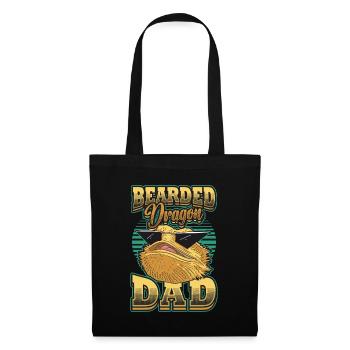 Meilleur père dragon barbu de tous les temps - Sac en tissu - noir - Devant
