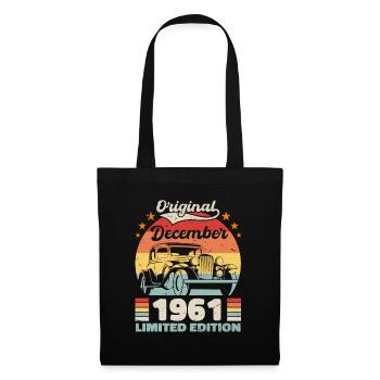 December 1961 Birthday present December 1961 - Tote Bag - black - Front
