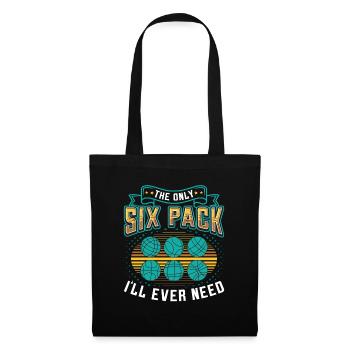The only six-pack I'll ever need - Tote Bag - black - Front