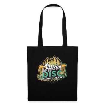 Recherche officielle de disque, Team Frisbee, Golf Disc - Sac en tissu - noir - Devant