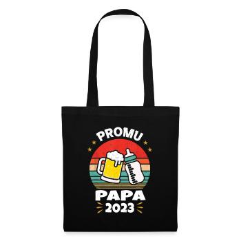 Promoted to Future Dad 2023 - Tote Bag - black - Front