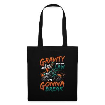 La gravité, une autre loi - Sac en tissu - noir - Devant
