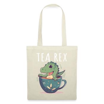 Tea Rex Sweet Dino en Teacup - Sac en tissu - nature - Devant