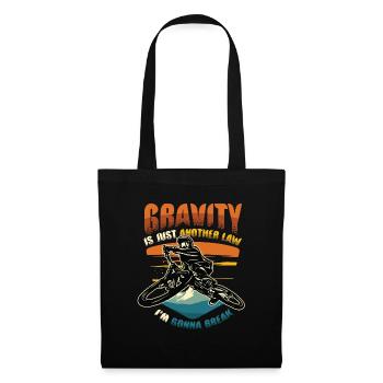 Mountain Bike Dirt Jumping - Tote Bag - black - Front