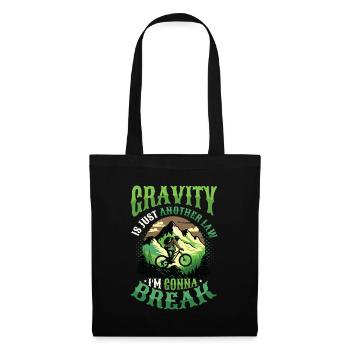 Mountain Bike Dirt Jumping - Tote Bag - black - Front
