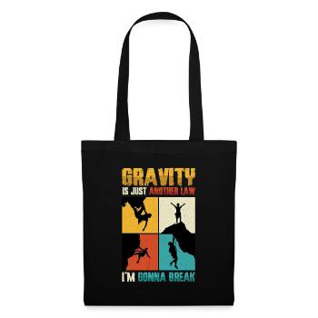 Bloc anti-gravité, escalade - Sac en tissu - noir - Devant