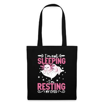 I don't sleep - Axolotl - Tote Bag - black - Front