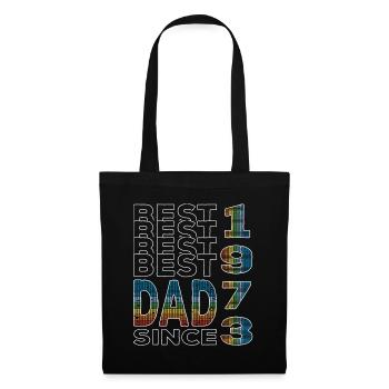 Best dad in the world since 1973 Father's Day - Tote Bag - black - Front