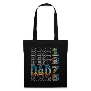 Best dad in the world since 1975 Father's Day - Tote Bag - black - Front