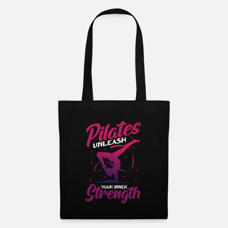 Pilates, libérez votre force intérieure - Sac en tissu - noir
