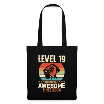 Level 19 Complete 2004 Birthday Gift - Tote Bag - black - Front