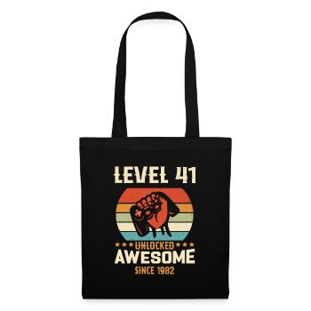 Level 41 complete 1982 Birthday Gift - Tote Bag - black - Front