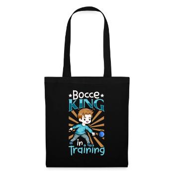 Bocce King in Training - Boccia - Tote Bag - black - Front