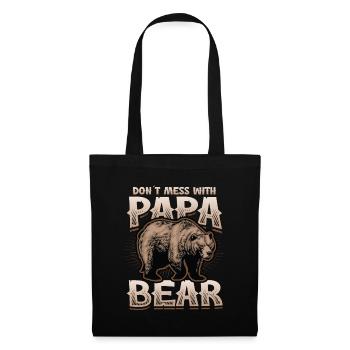 Don't mess with dad - Tote Bag - black - Front