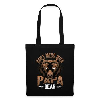 Don't mess with dad - Tote Bag - black - Front