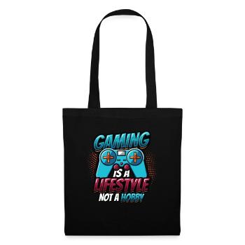 Gaming is a lifestyle, not a hobby - Tote Bag - black - Front