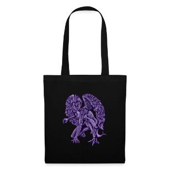 Harpie - Sac en tissu - noir - Devant