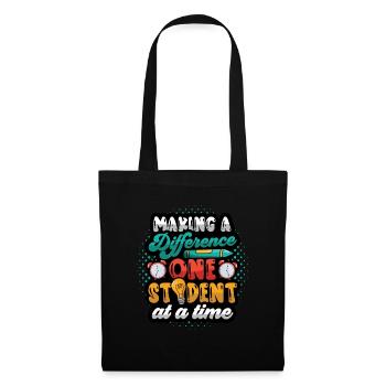 Making a difference - Tote Bag - black - Front