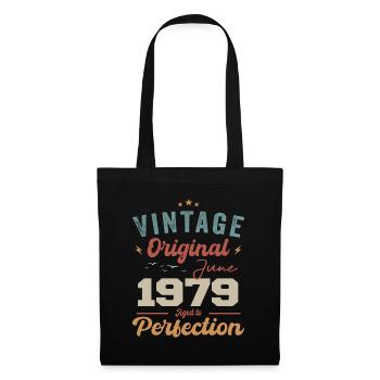 June 1979 Aged to Perfection June 1979 vintage - Tote Bag - black - Front