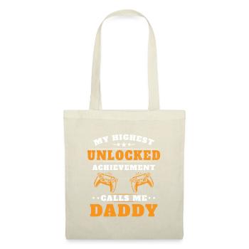 Ma plus haute réussite débloquée m'appelle papy - Sac en tissu - nature - Devant