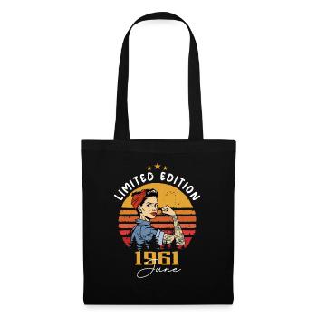 Vintage 1961 - Born In June 1961 - Tote Bag - black - Front