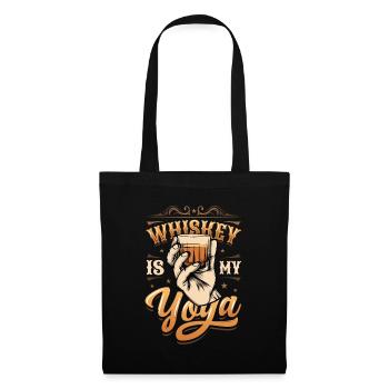 Le whisky est mon yoga, amateur de whisky - Sac en tissu - noir - Devant