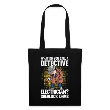 Detective Electrician Ohms - Stoffbeutel - Schwarz - Vorne