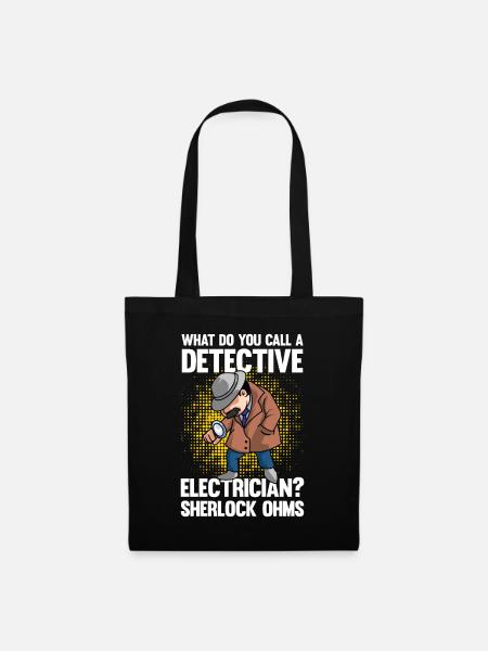 Detective Electrician Ohms - Stoffbeutel - Schwarz