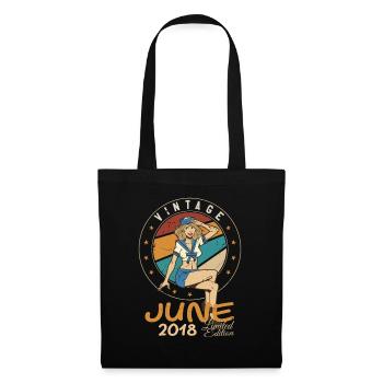 Vintage 2018 - Born In June 2018 - Tote Bag - black - Front