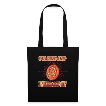Je suis sexy et je lance une fléchette - Sac en tissu - noir - Devant