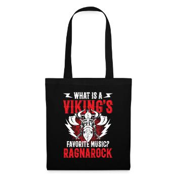 Viking's Favorite Music Ragnarock - Stoffbeutel - Schwarz - Vorne