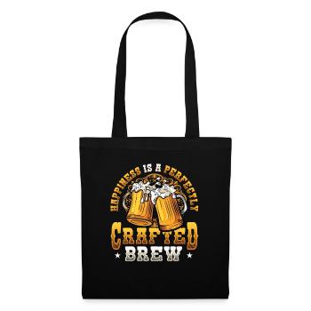 Beer brewing and brewmaster's happiness In perfection - Tote Bag - black - Front