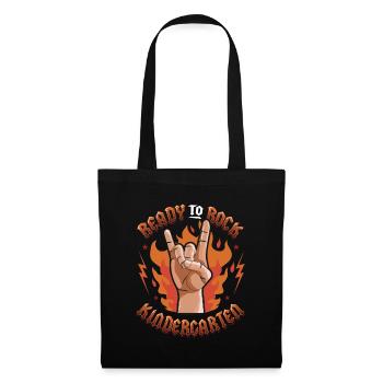 Ready To Rock Kindergarten, First Day - Tote Bag - black - Front