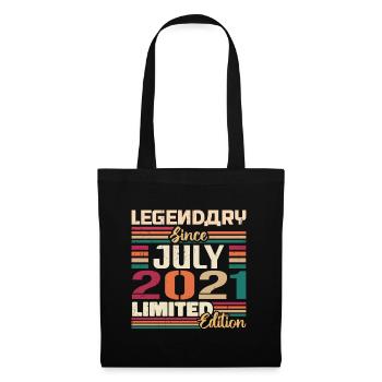 July 2021 Anniversary July 2021 July Vintage - Tote Bag - black - Front